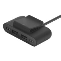 Hub De Charge Belkin 4 Ports Usb-c Et Usb-a – Noir – BUZ001bt2MBKB7 Tunisie