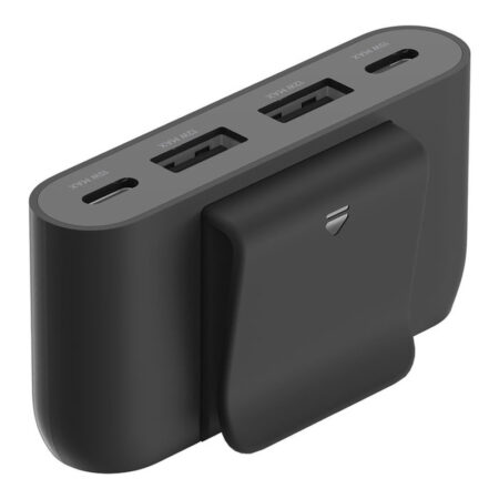 Hub De Charge Belkin 4 Ports Usb-c Et Usb-a – Noir – BUZ001bt2MBKB7 Tunisie