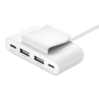 Hub De Charge Belkin 4 Ports Usb-c Et Usb-a – Blanc – BUZ001BT2MWHB7 Tunisie