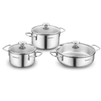 Set Cocotte + Faitout Korkmaz Alessa A178 Inox Tunisie