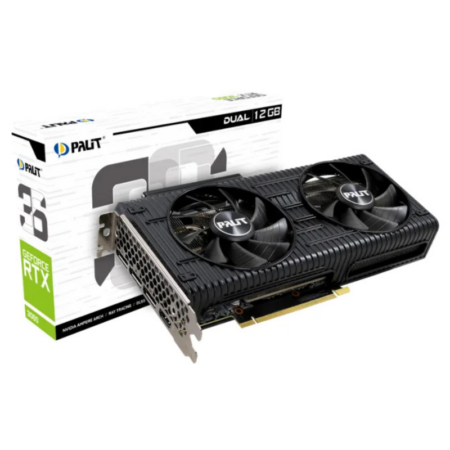 Carte Graphique Palit Geforce Rtx 3060 12Go Dual Fan -NE63060019K9-190AD Tunisie