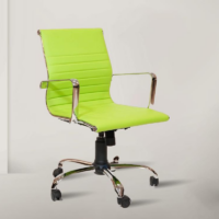 Chaise de bureau de direction Monaco HD Base Chrome – Vert Tunisie