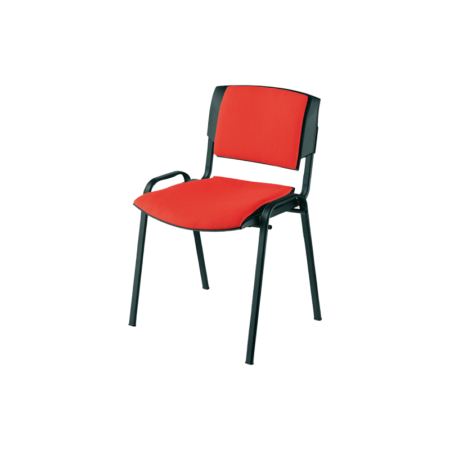 Chaise Visiteur Sigma Simple – Rouge – CHB0077RG Tunisie