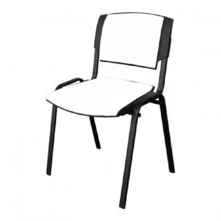 Chaise Visiteur Sigma Simple – Blanc – CHB0077BC Tunisie