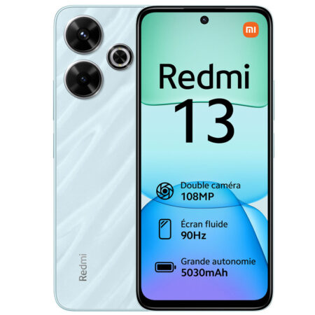 Smartphone Xiaomi Redmi 13 6Go – 128Go -Bleu Tunisie