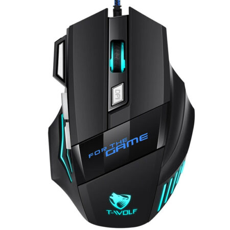 Souris Gamer Filaire T-wolf M1 Rgb – Noir – T-M1-BLACK Tunisie