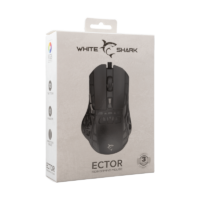 Souris Gamer Filaire White Shark Ector Gm-5016 – Noir- GM-5016-BLK Tunisie