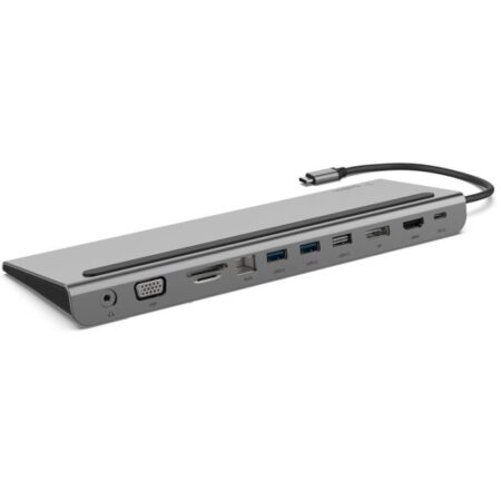 Station d’accueil Belkin Multiport USB-C 11-en-1 – Sliver – INC004BTSGY Tunisie