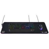 Tapis Souris RGB XXL  G-LAB PAD-RUBIDIUM – Noir Tunisie