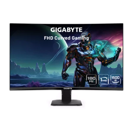 Ecran Gaming Gigabyte 27″ Curved GS27FC FULL HD 180 Hz Tunisie