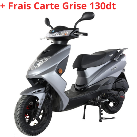 Moto Zimota Sinus 124cc – Gris Tunisie