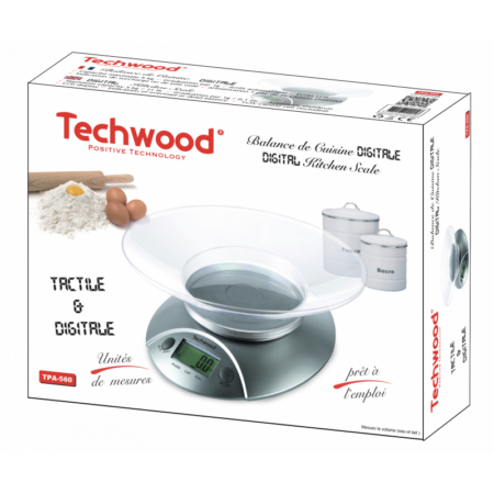 Balance De Cuisine Digitale Techwood TPA-560 Inox Tunisie