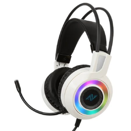 Casque Gamer Abkoncore CH60 Real 7.1 – Blanc Tunisie