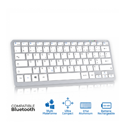 Clavier Sans Fil Advance BT230 Gris – CLA-BT230FR Tunisie