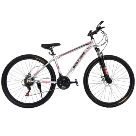 Vélo Enfant Best Bike 26″- Gris Clair & Rouge – LX26 Tunisie