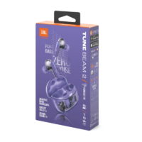 Écouteurs Sans fil JBL Earbuds Tune Beam 2  – Ghost Edition Purple – 01652 Tunisie