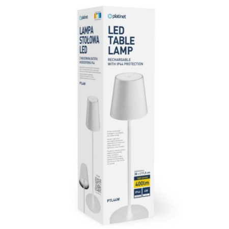 Lampe de bureau Sans Fil Platinet 10W -Blanc – PTL44W Tunisie