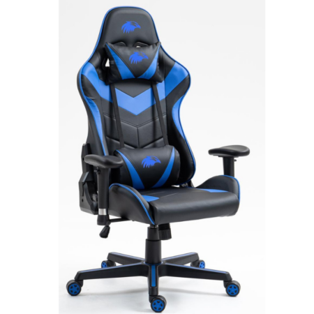 Chaise Gaming Eagle – Bleu & Noir Tunisie