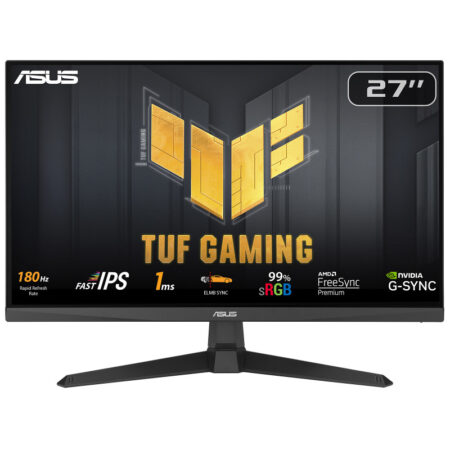 Ecran ASUS TUF Gaming VG27AQL3A 27″ QHD 180 Hz Fast IPS -Noir -90LM09A0-B01370 Tunisie