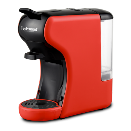 Machine à Café Expresso 2 en 1 Techwood TCA-195N Rouge Tunisie