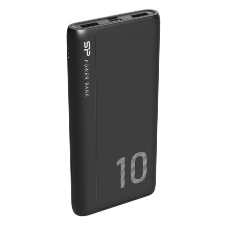 Power Bank Silicon Power Gp15 10000mah – Noir -SP10KMAPBKGP150K Tunisie