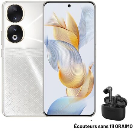 Smartphone Honor 90 12 Go 512 Go – Diamond Silver Tunisie