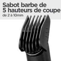 Tondeuse à Barbe Rechargeable Babyliss T812E Gris Tunisie