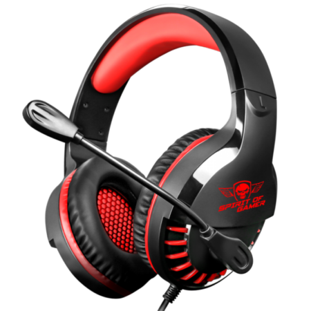 Casque Gaming SPIRIT OF GAMER PRO-H3  – Rouge & Noir – MIC-PH3MPRE Tunisie