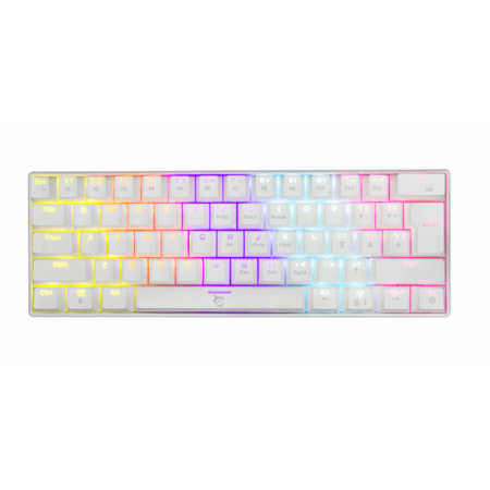 Clavier Gaming Mécanique White Shark Shinobi Gk-2022 / Rgb / Blanc / Red Switches Tunisie