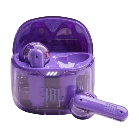 Écouteurs Sans Fil Jbl Tune Flex Ghost Edition  – Violet – 93123 Tunisie