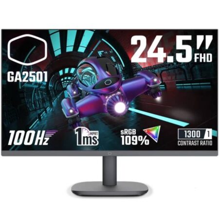 Ecran Gaming Cooler Master Ga2501 24.5” Full Hd Ips 100hz  – Noir – Ga2501 Tunisie