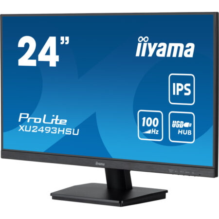 Ecran iiyama Prolite 24” IPS FULL HD 100Hz – Noir Mate – XU2493HSU-B6 Tunisie