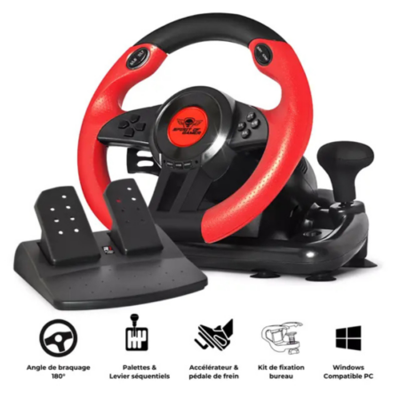 Volant Spirit of Gamer Race Wheel Pro 1 – SOG-RWP1 Tunisie