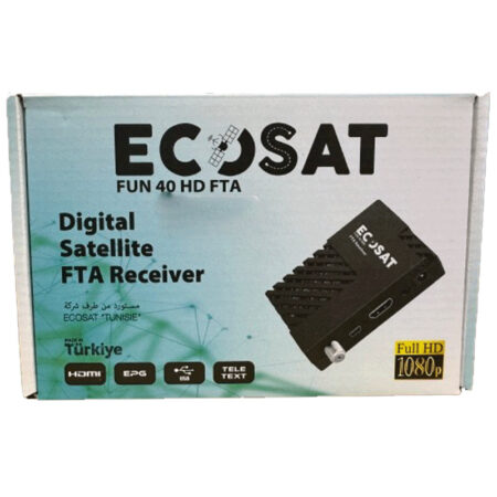 Récepteur Ecosat FUN-40 + Abonnements Tunisie