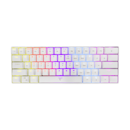 Clavier Gamer Mécanique White Shark GK-2022 Shinobi – Blanc / Browen Switches Tunisie