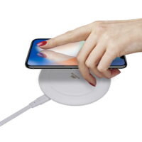 Chargeur sans fil QI RivaPower VA4913 DB1 / 10 W / Blanc Tunisie