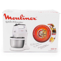Batteur Avec Bol Moulinex 300 W HM3121B1 Blanc & Inox Tunisie