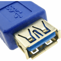 Cable USB 3.0 typeA mâle et typeA femelle – Bleu Tunisie