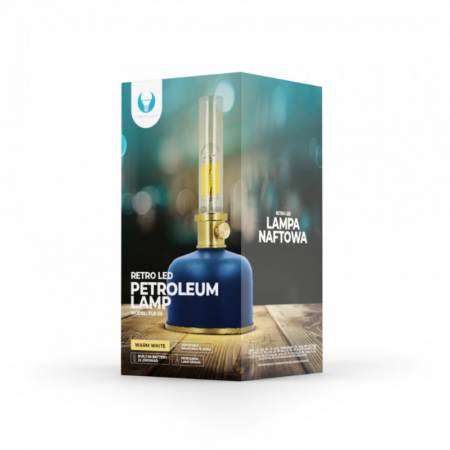 Lampe Led Rétro à Pétrole Forever Light – Bleu – FLR-35 Tunisie