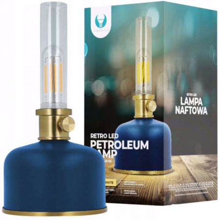Lampe Led Rétro à Pétrole Forever Light – Bleu – FLR-35 Tunisie