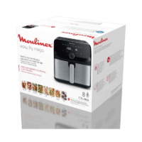 Friteuse Sans Huile Moulinex Easy Fry Mega 7.5 L EZ855D20 + Set De 2 Poêles Tefal Easy Plus Noir Tunisie