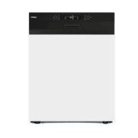 Lave-Vaisselle Semi-Encastrable Premium 13 Couverts LVS1381.FB Blanc & Noir Tunisie