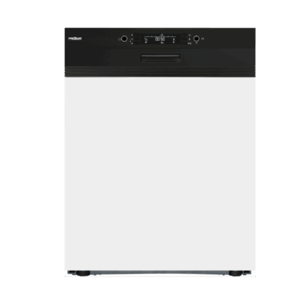 Lave-Vaisselle Semi-Encastrable Premium 13 Couverts LVS1381.FB Blanc & Noir Tunisie