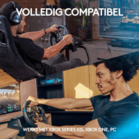 Volant De Course Avec Pédales Logitech G G923 Pour Pc , Playstation 4 Et 5 – Noir – 941-000149 Tunisie