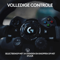 Volant De Course Avec Pédales Logitech G G923 Pour Pc , Playstation 4 Et 5 – Noir – 941-000149 Tunisie