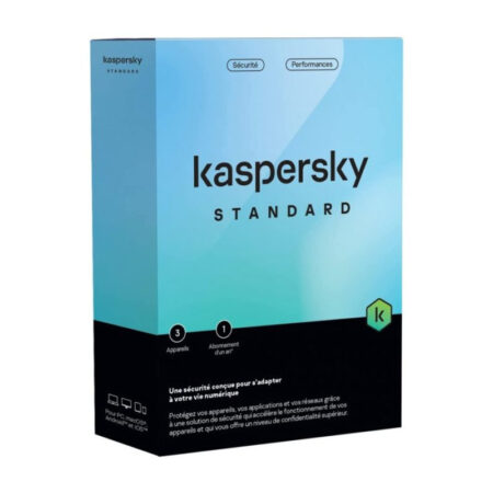 Antivirus KASPERSKY Standard Protection 3 Poste / 1 An – KL10418BCFS-FFPMAG Tunisie