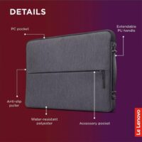 Étui Pour Ordinateur Portable Lenovo 14 ” Urban – Gris – GX40Z50941 Tunisie