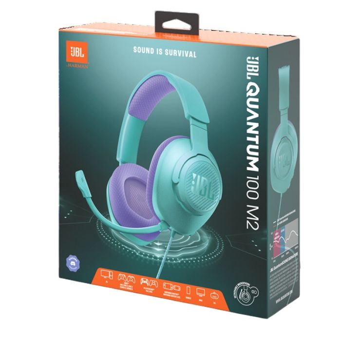Micro Casque Filaire Gamer Jbl Quantum 100 M2 – Cyan – Micro Casque Filaire Gamer Jbl Quantum 100 M2 – Cyan – Tunisie