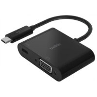 Adaptateur Belkin USB-C VERS VGA + Recharge – AVC001BTBK Tunisie