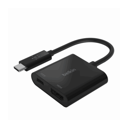 Adaptateur Belkin USB-C vers HDMI + recharge – AVC002BTBK Tunisie